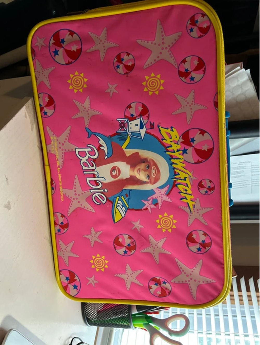 1994 baywatch Barbie suitcase